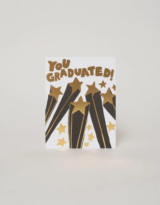 Egg Press Card You Graduated Stars Card