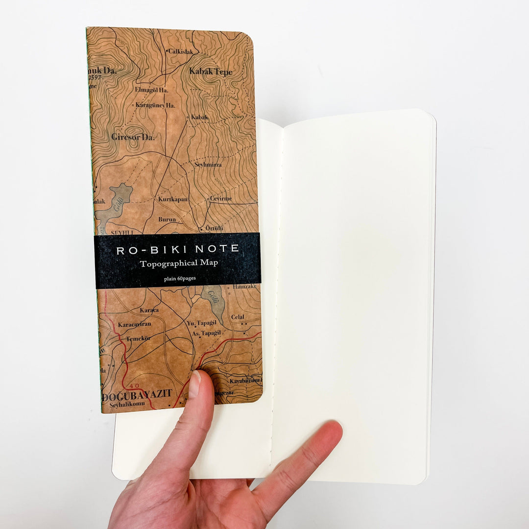 Elite Accessories Notebook Topographical - Blank Yamamoto Paper Ro-Biki Notebook