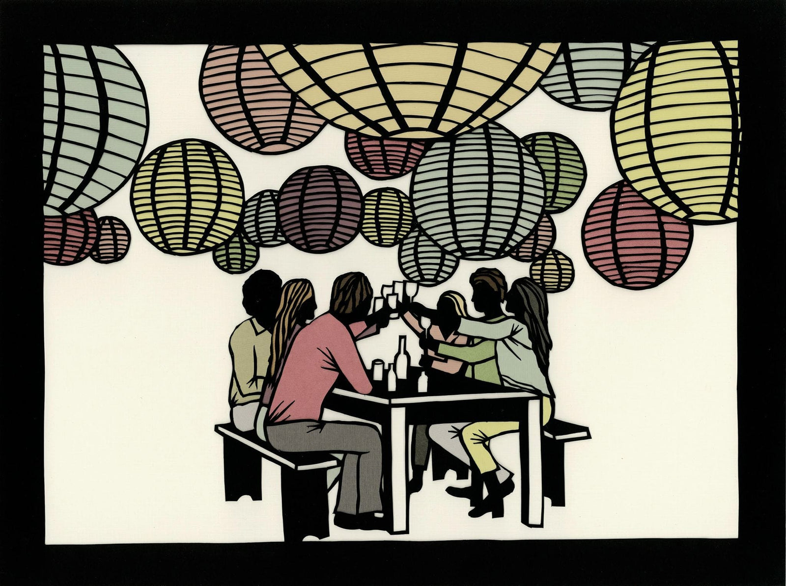 Elizabeth Vanduine Card Gather Greeting Card