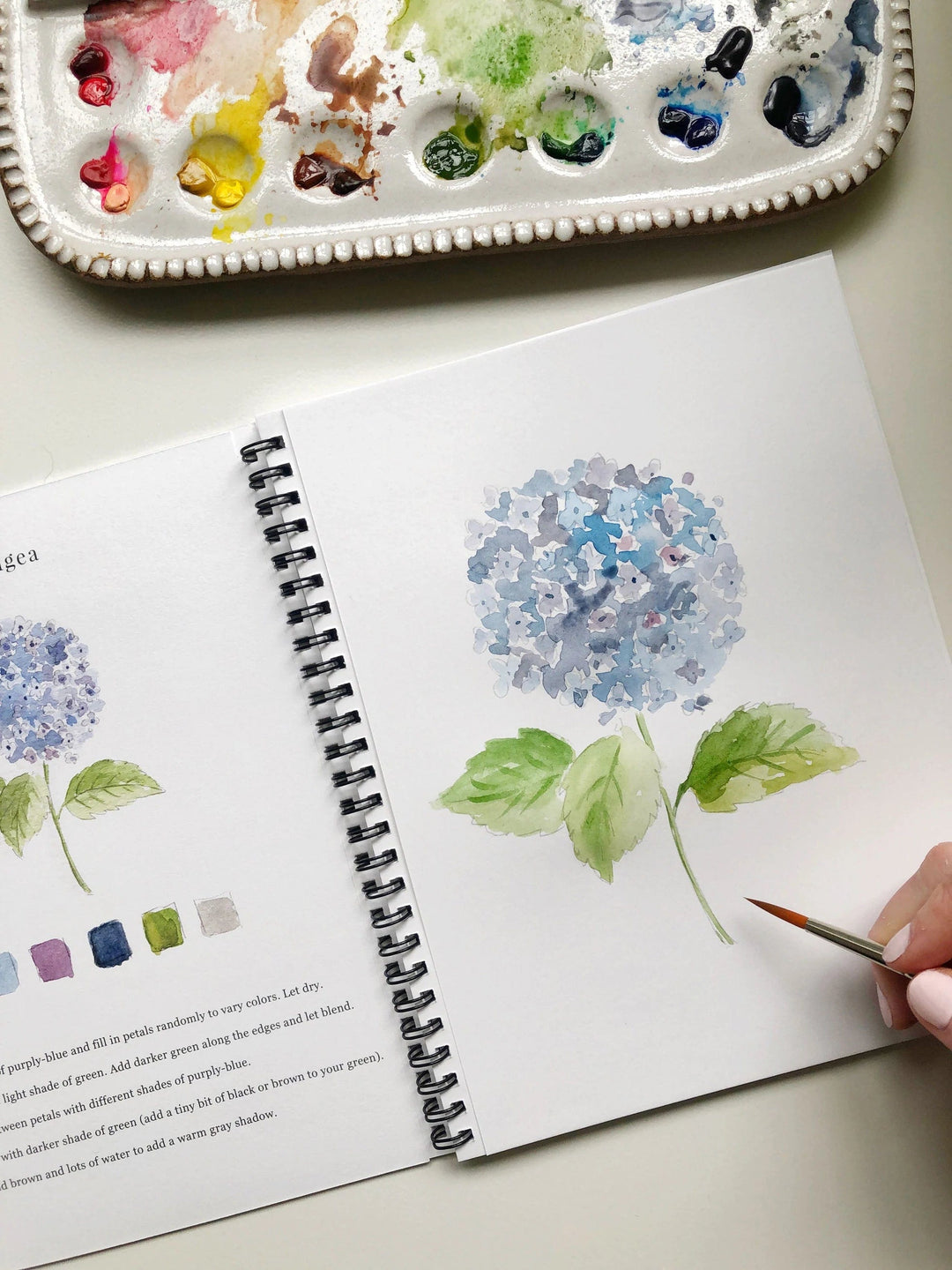 Emily Lex Art Supplies Watercolor Workbook: Flowers