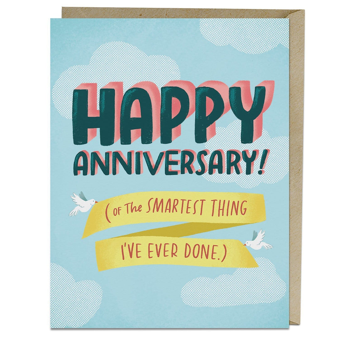 Emily McDowell Card Smartest Things Anniversary Card
