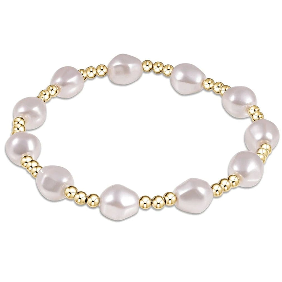 Enewton design Bracelet Admire Gold 3mm Bead Bracelet - Pearl