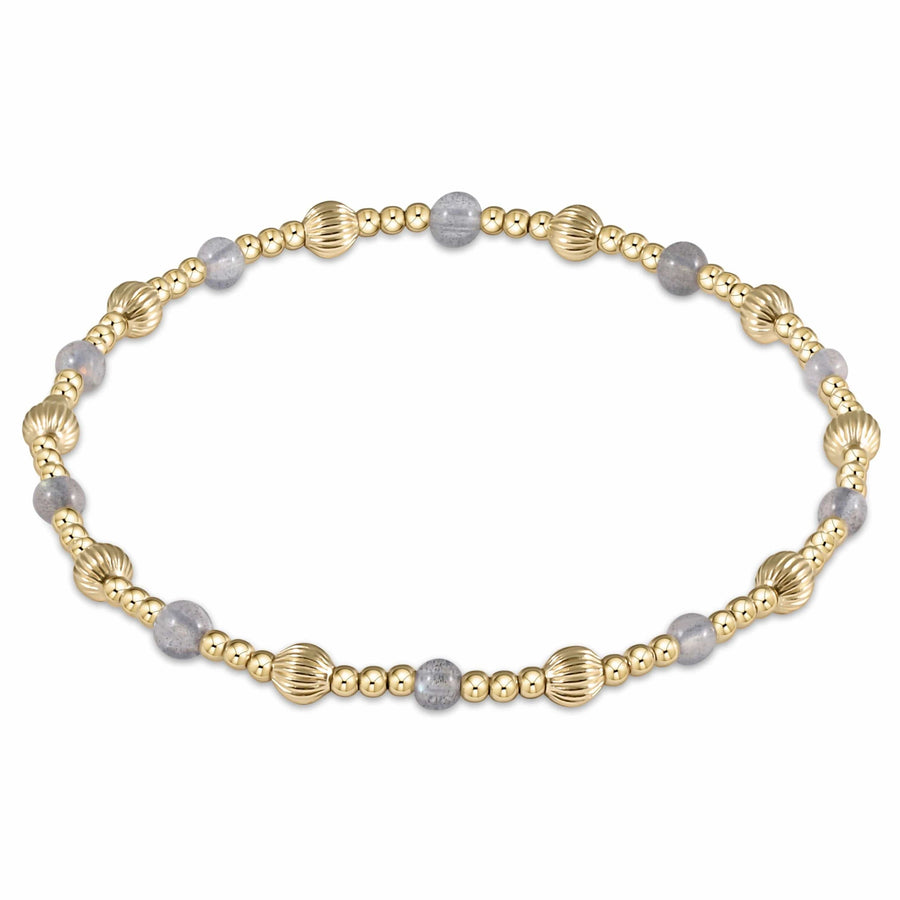 Enewton design Bracelet Dignity Sincerity Pattern 4mm Bead Bracelet - Labradorite
