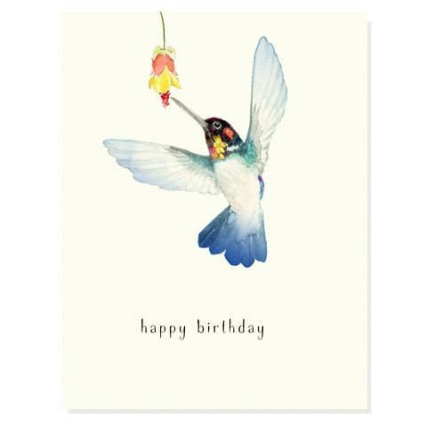 Felix Doolittle Card Bee Hummingbird Birthday Card