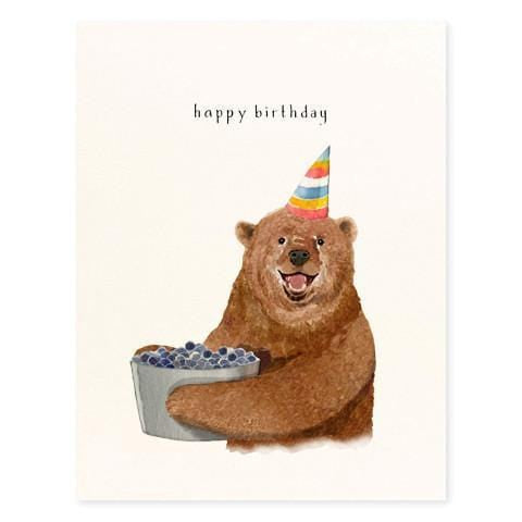 Felix Doolittle Card Berry Bear Birthday Card