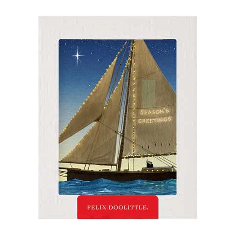 Felix Doolittle Card Boxed Set of 8 Seasoned Sailors Holiday Card