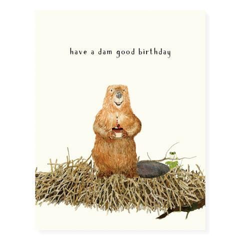 Felix Doolittle Card Dam Good Birthday Card