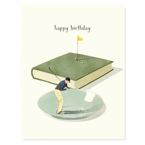 Felix Doolittle Card Golfer's Birthday Card