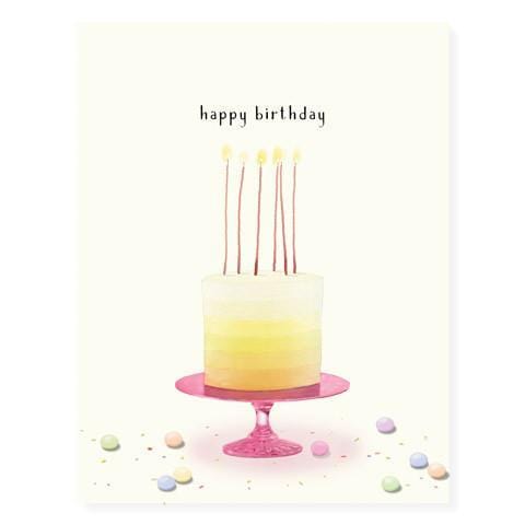 Felix Doolittle Card Ombre Cake Birthday Card