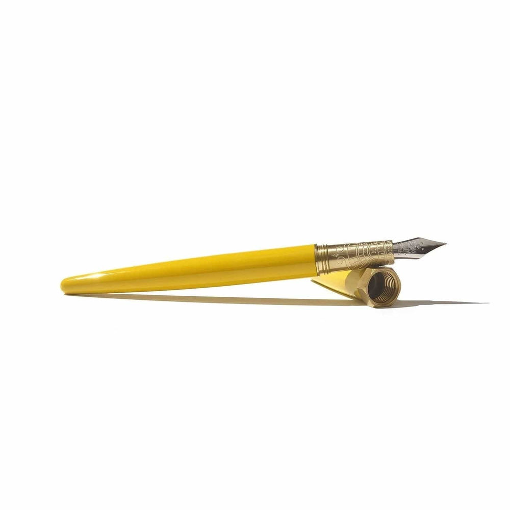 Ferris Wheel Press Fountain Pen Sunset Yellow Brush Fountain Pen