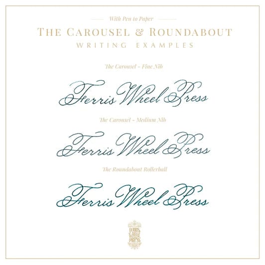 Ferris Wheel Press Pens The Roundabout Rollerball Pen - Tattler's Teal