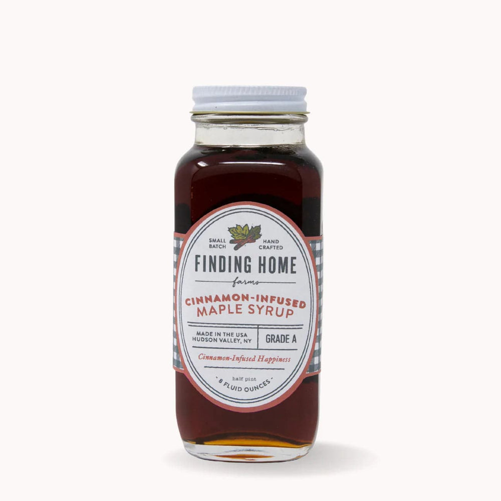 Finding Home Farms Food and Beverage Cinnamon Infused Maple Syrup - 8oz Farmhouse Bottle