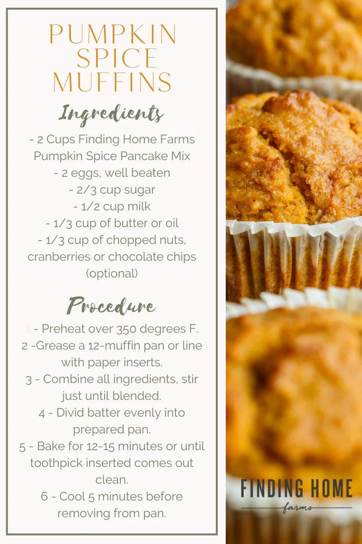 Finding Home Farms Food and Beverage Pumpkin Spice Pancake & Waffle Mix