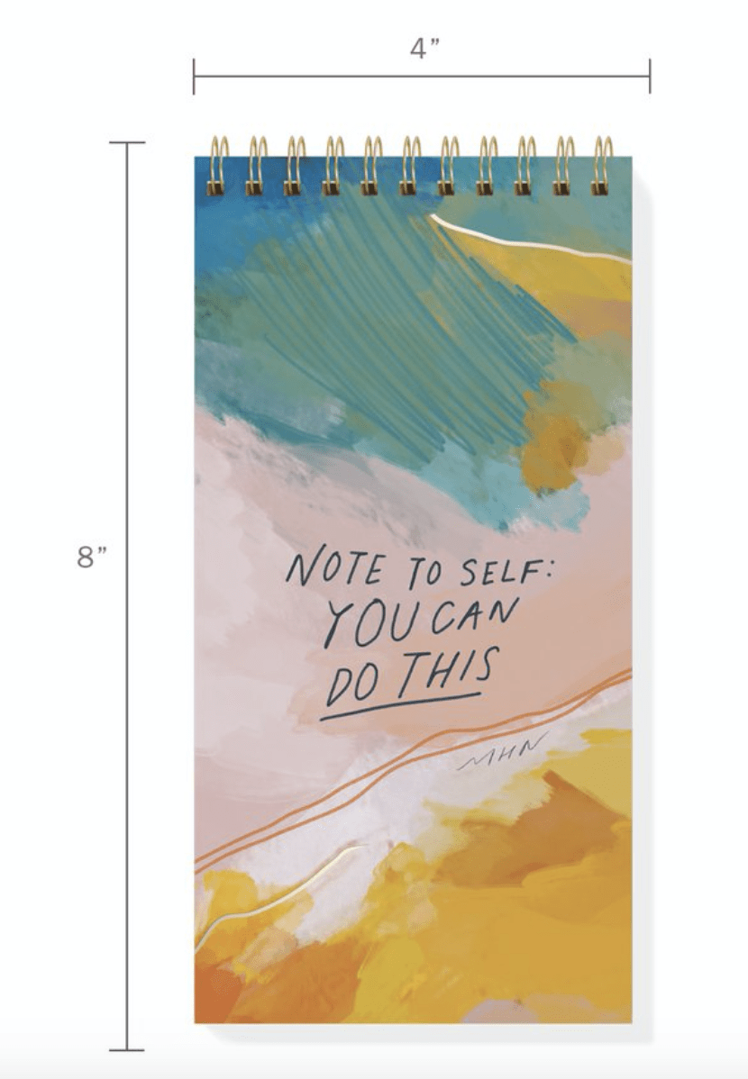 Fringe Studio Notepad Note To Self Tall Spiral Notepad