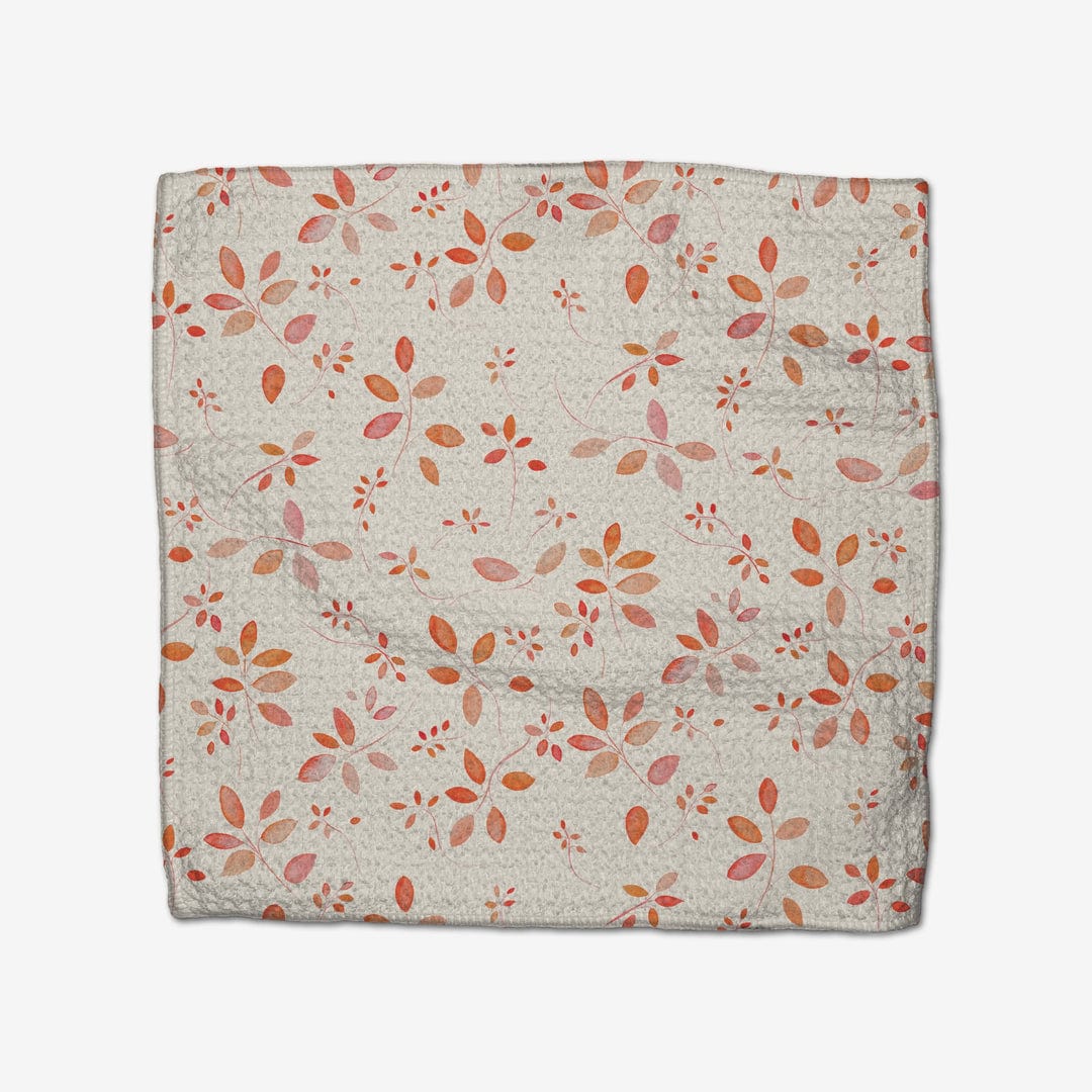 Geometry Kitchen Towels Dancing Petals Dishcloth Set