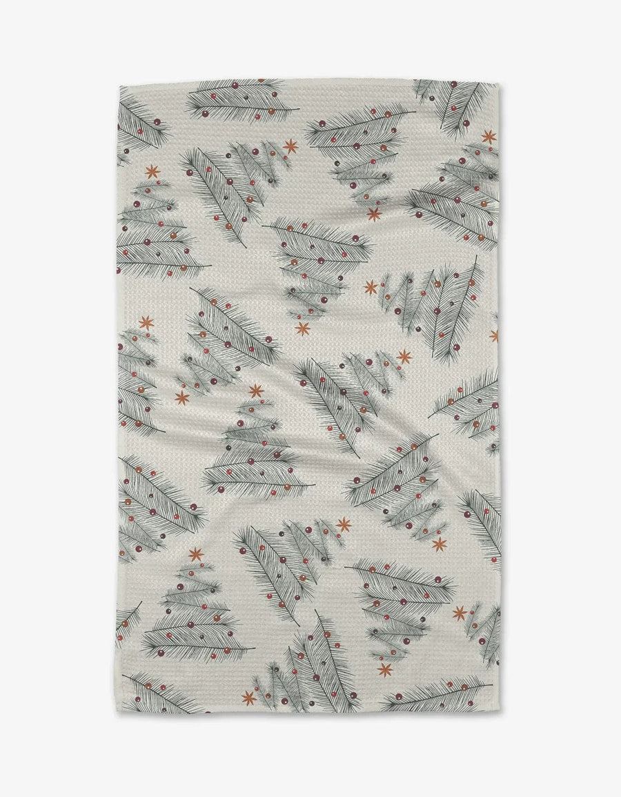 Geometry Tea Towel Classy Christmas Tea Towel
