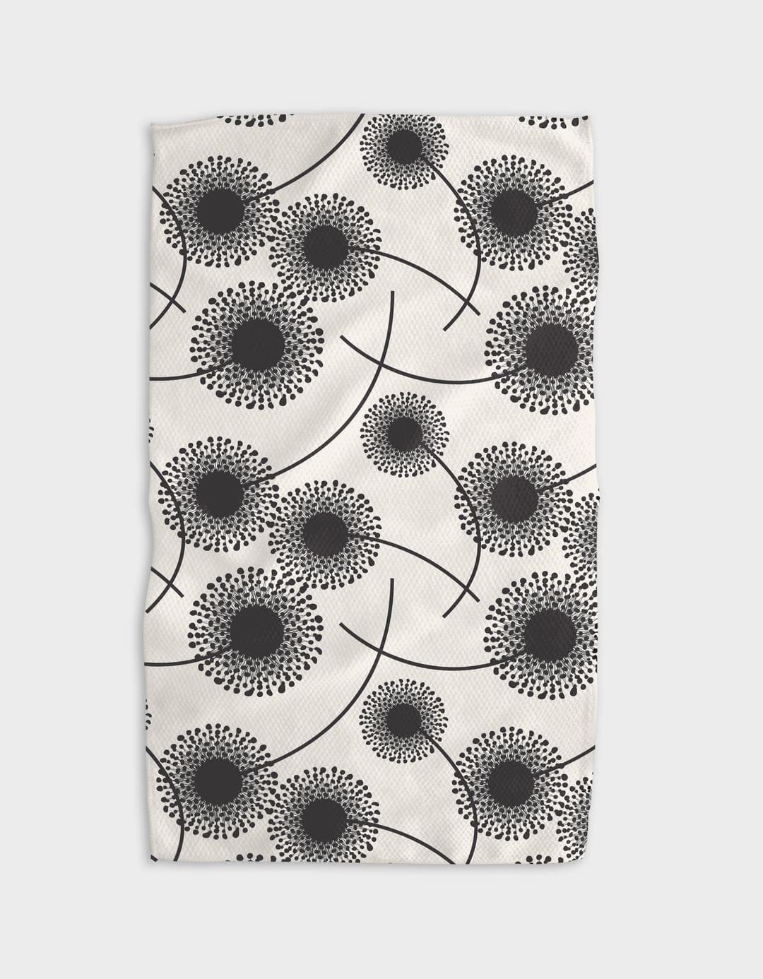 Geometry Tea Towel Fully Bloomed Kitchen Tea Towel