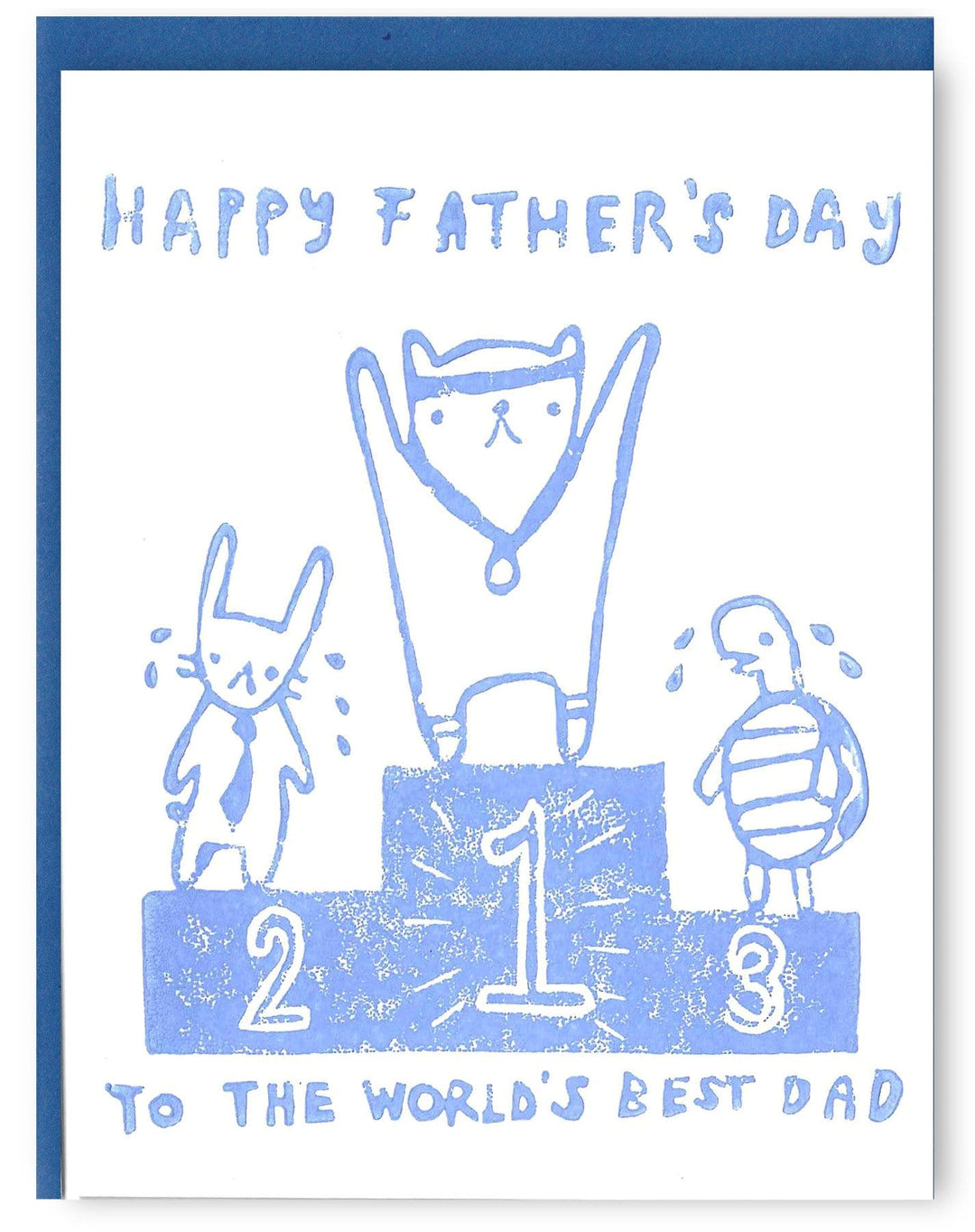 Ghost Academy Card Gold Medal Dad Father's Day Card