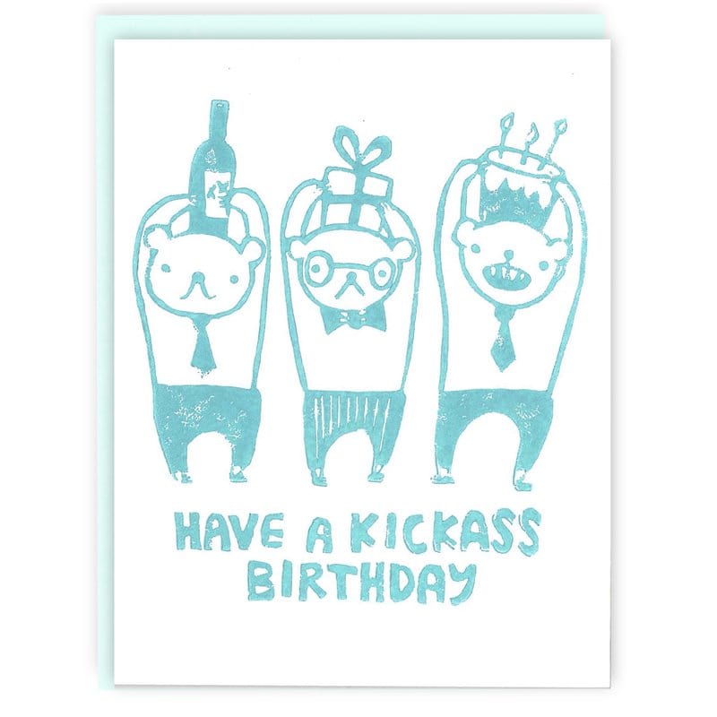 Ghost Academy Card Kickass Birthday Card