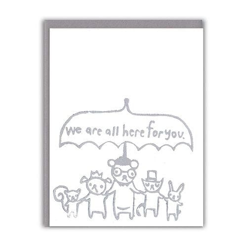 Ghost Academy Card We Are All Here For You Sympathy Card