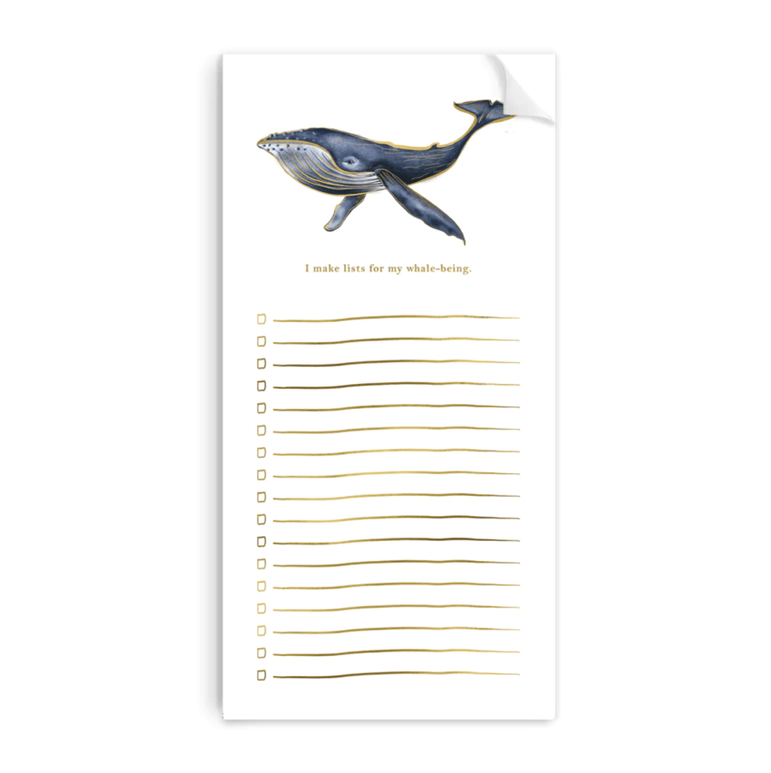 Good Juju Notepad Whale-Being List Notepad