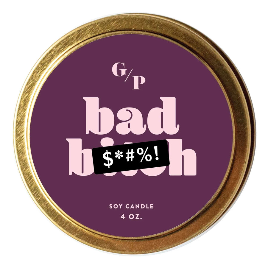 GP Candle Co Candle Bad Bitch 4 oz. Just Because Candle Tin