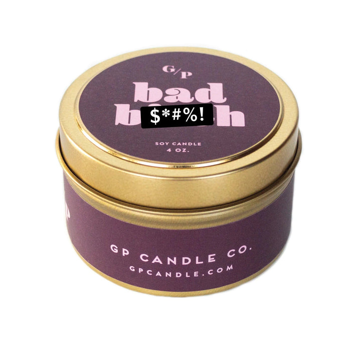 GP Candle Co Candle Bad Bitch 4 oz. Just Because Candle Tin
