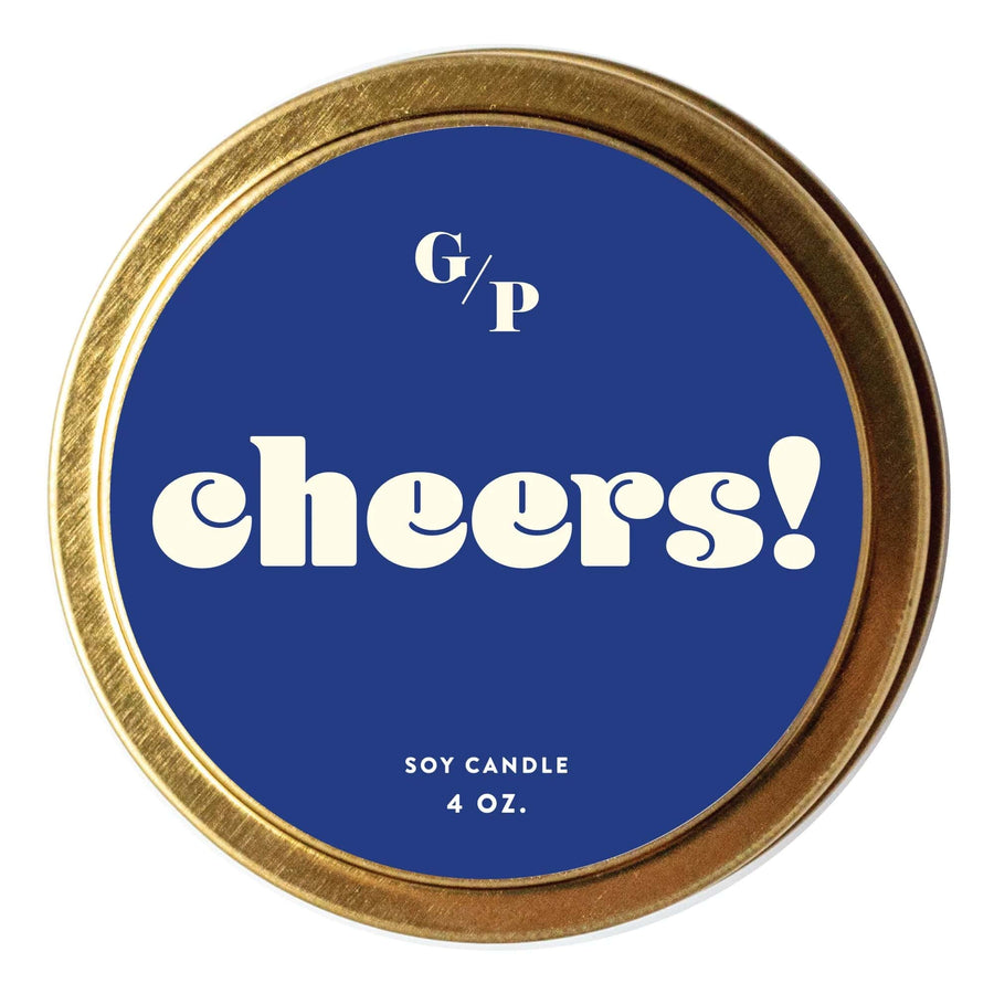 GP Candle Co Candle Cheers 4 oz. Just Because Candle Tin