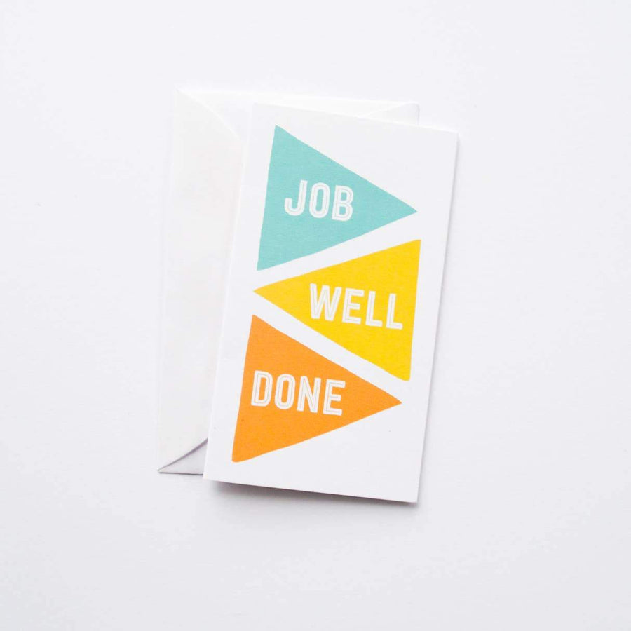 Graphic Anthology Card Job Well Done Mini Card