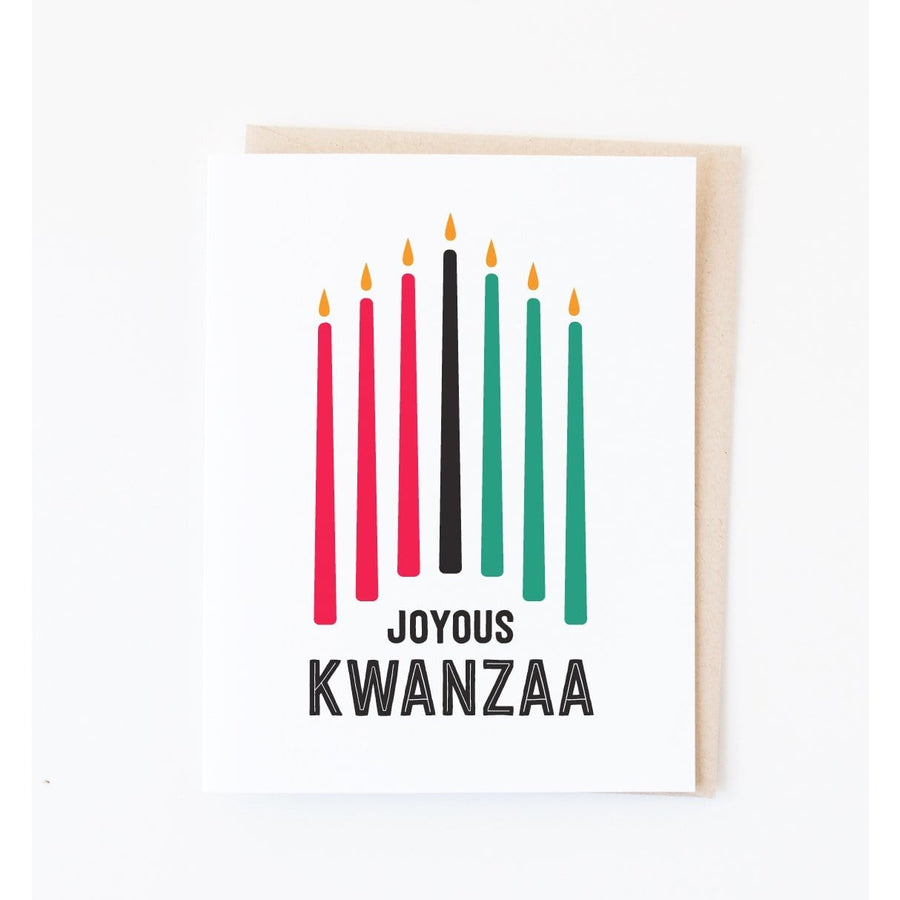 Graphic Anthology Card Joyous Kwanzaa Card