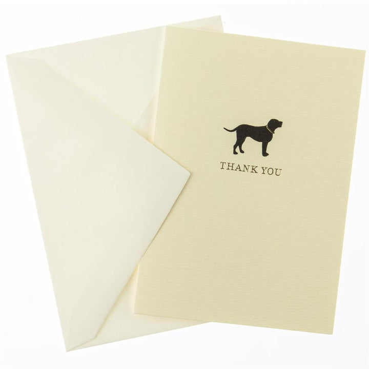 Graphique de France Boxed Card Set Black Lab La Petite Presse Thank You Boxed Set