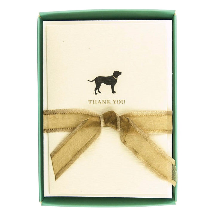 Graphique de France Boxed Card Set Black Lab La Petite Presse Thank You Boxed Set