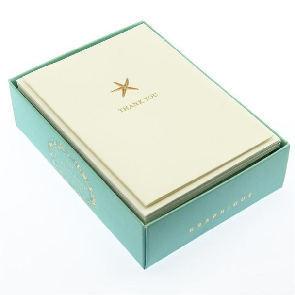 Graphique de France Boxed Card Set Starfish La Petite Presse Boxed Set