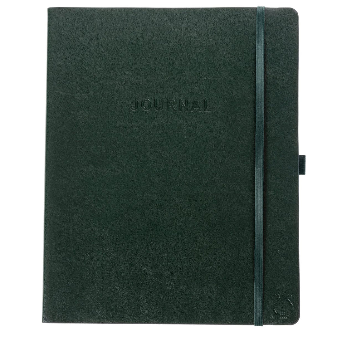 Graphique de France Journal Apollo Collection Green Vegan Leather Journal