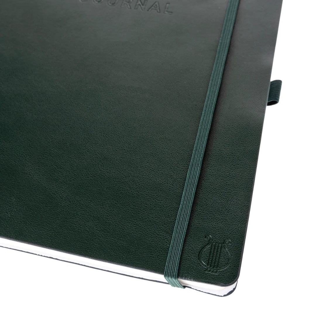 Graphique de France Journal Apollo Collection Green Vegan Leather Journal