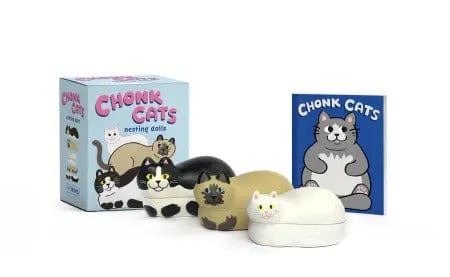 Hachette Desk Accessories Chonk Cats Nesting Dolls