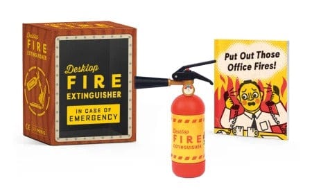 Hachette Desk Accessories Desktop Fire Extinguisher