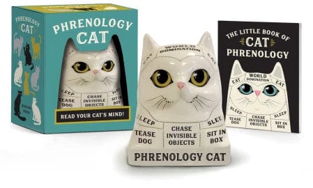 Hachette Desk Accessories Phrenology Cat: Read Your Cat's Mind!