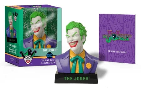 Hachette Desk Accessories The Joker Talking Bust and Illustrated Book