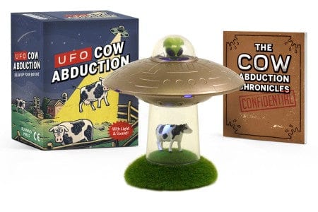 Hachette Desk Accessories UFO Cow Abduction: Beam Up Your Bovine