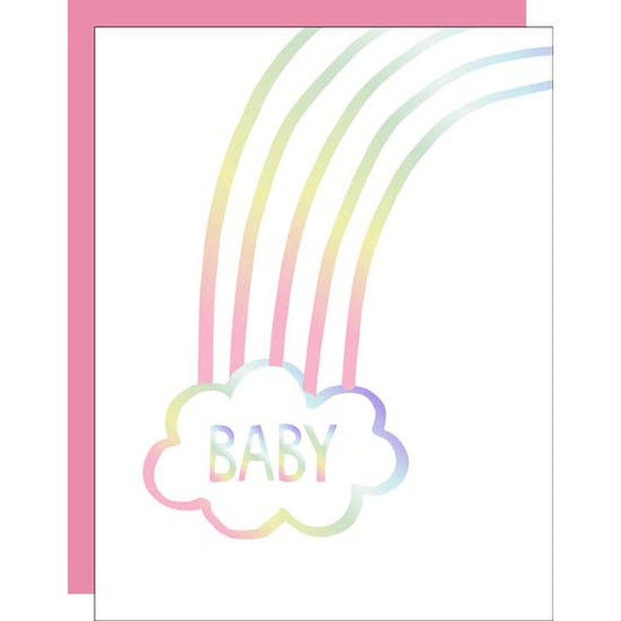 Hello!Lucky Card Rainbow Baby Card