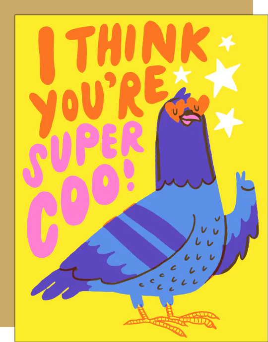 Hello!Lucky Card Super Coo Pigeon Card