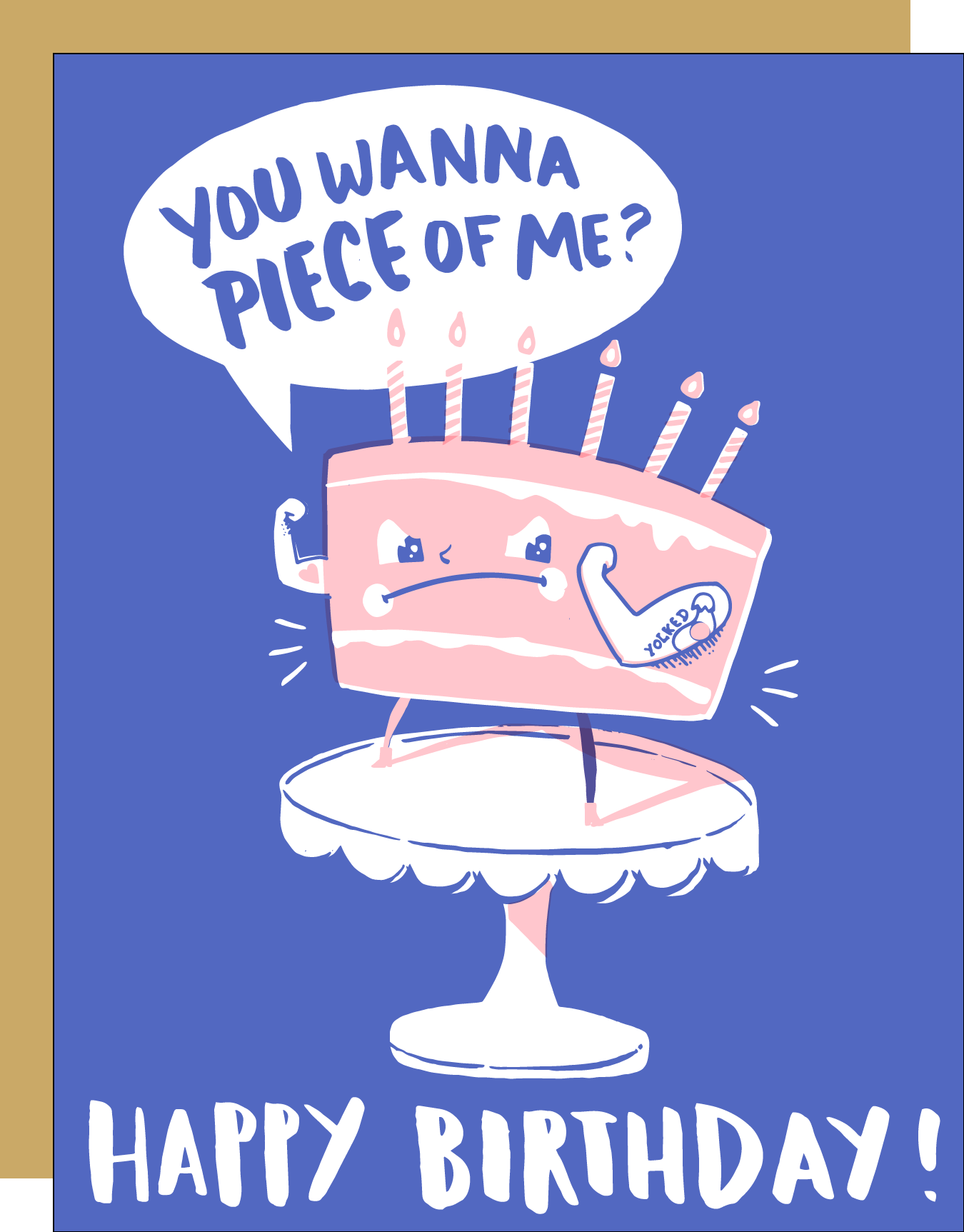 Hello!Lucky Card Yolked Birthday Card