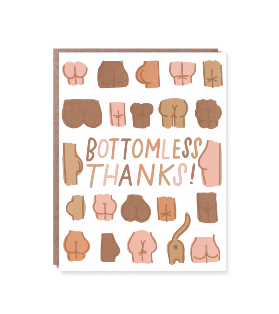 Hello!Lucky Single Card Butts Thank You Card