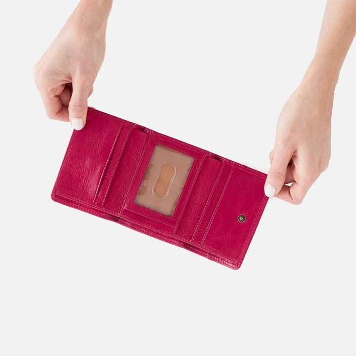 Hobo Bags Jill Mini Trifold Wallet - Fuchsia