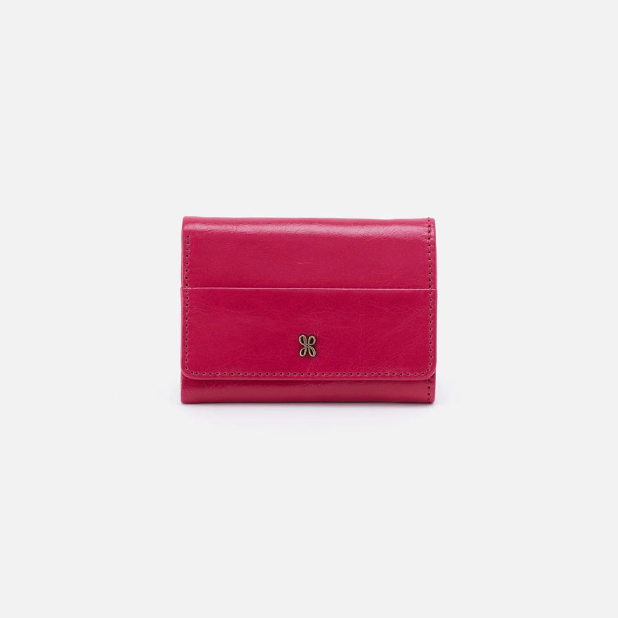 Hobo Bags Jill Mini Trifold Wallet - Fuchsia