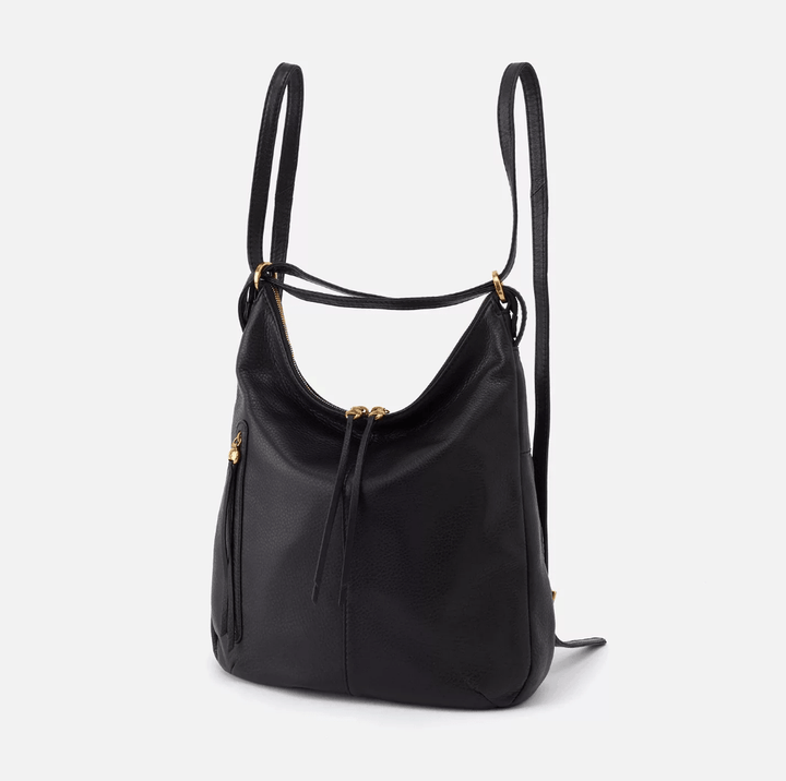 Hobo Purse Merrin Convertible Backpack Shoulder Bag - Black