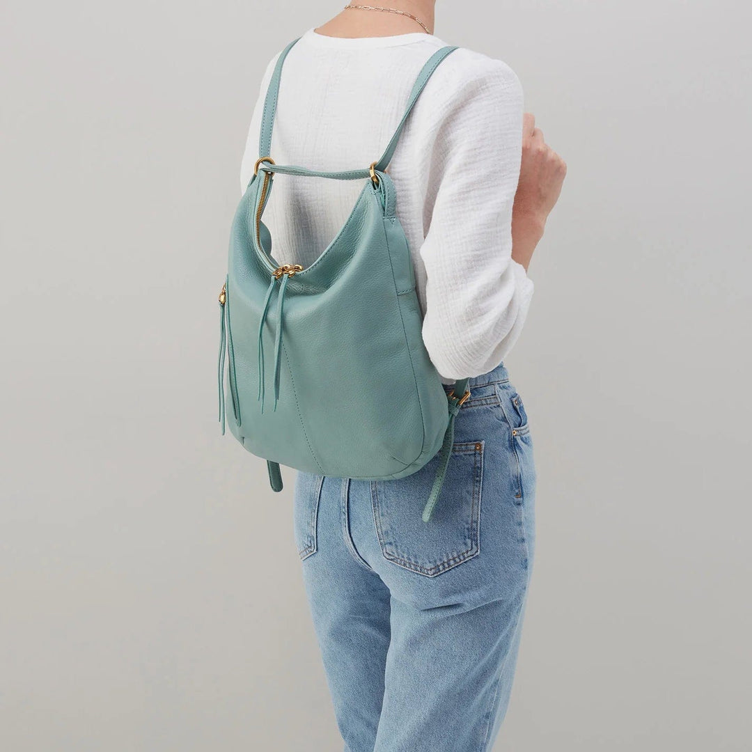 Hobo Purse Merrin Convertible Backpack Shoulder Bag - Pale Green