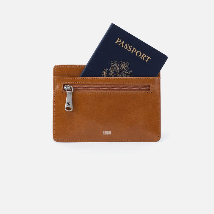 Hobo Wallet Euro Slide Credit Card Wallet - Truffle