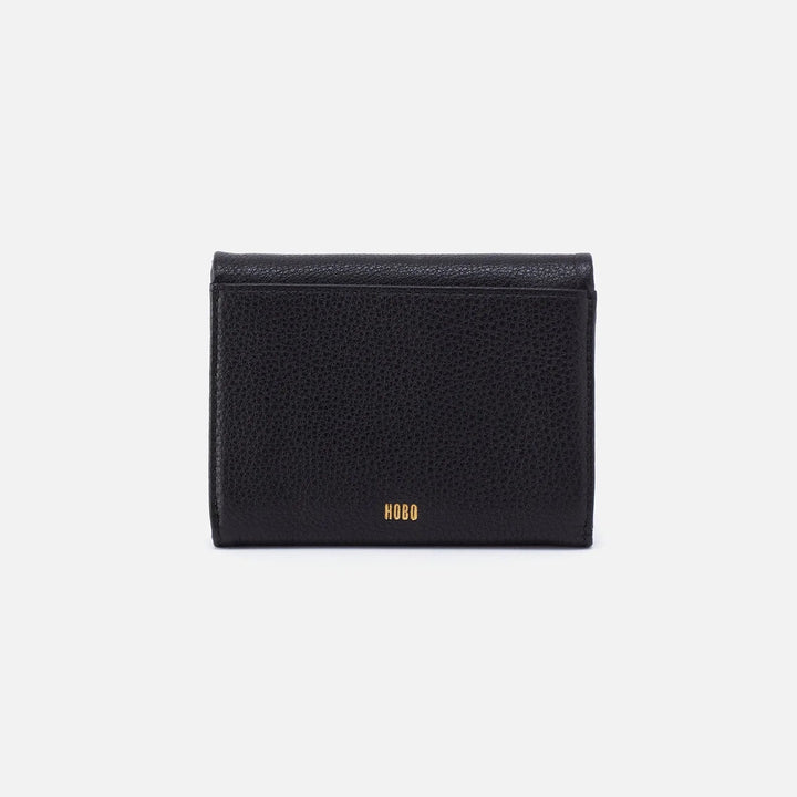 Hobo Wallet Lumen Medium Bifold Wallet - Black